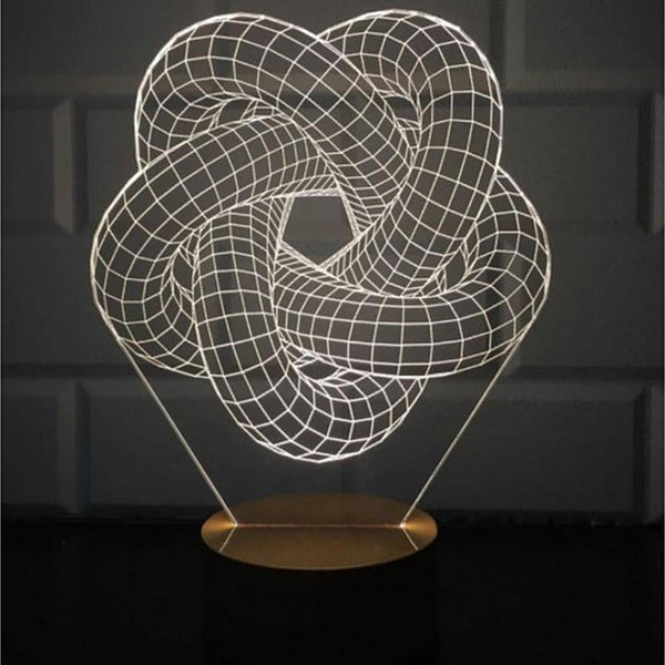 3D-Torus-Spiral-Light Lamp
