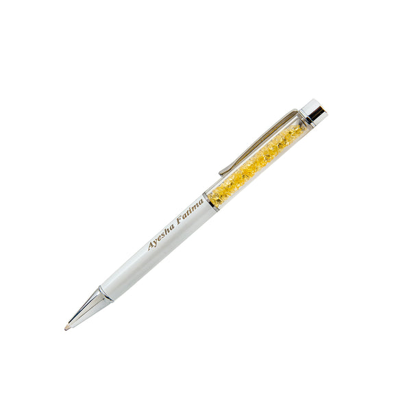 Crystal Diamond Pen With Engraved Name