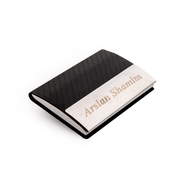 Table Stand Visiting Card Holder | Engraved Name