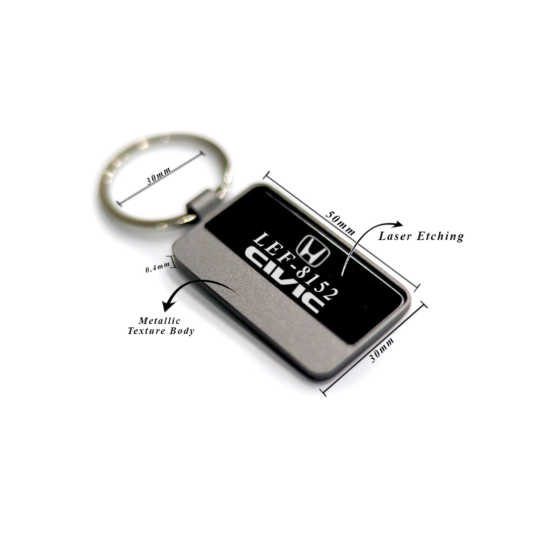 Number Plate Grey Prism Metallic Keychain – Penhousepk